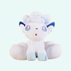 Peluche blanche du Pokemon Goupix de la famille Alola