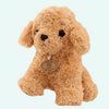 Peluche caniche beige