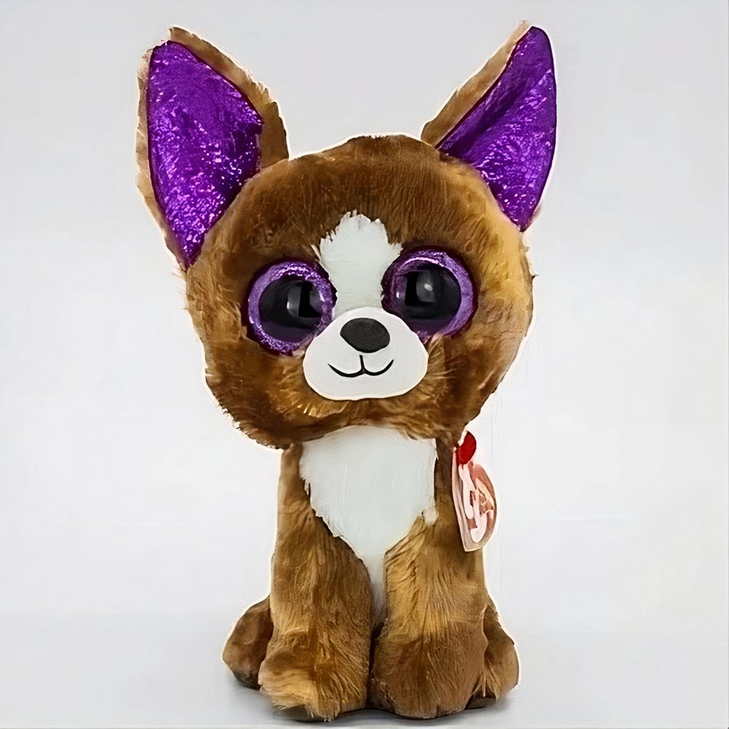 Petite peluche chien marron