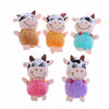 Peluche petite vache porte-clés