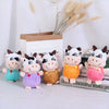 Peluche petite vache porte-clés