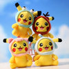 Porte-clés en peluche Pokémon Pikachu avec chapeau pour enfants
