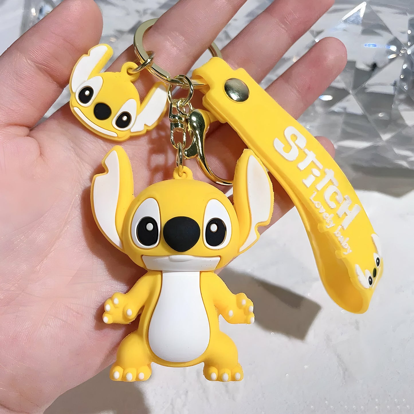 Porte Clé en Silicone Stitch