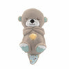 Peluche loutre respirante avec berceuse apaisante