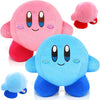 Peluche Kirby souriant rose ou bleue
