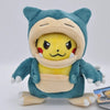 Peluche Pikachu déguisé en Ronflex