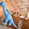 Peluche dinosaure bleu