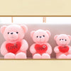 Peluche ourson rose Love