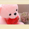 Peluche ourson rose Love