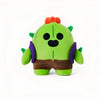 Mega Pack de peluche Brawl Stars Leon + Spike + Crow + El Primo