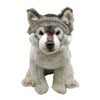 Peluche loup assis