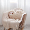 Coussin en peluche paresseux en forme de cœur pour enfants