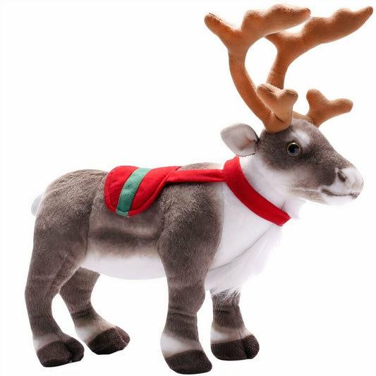 Peluche de cerf de noël pour enfants