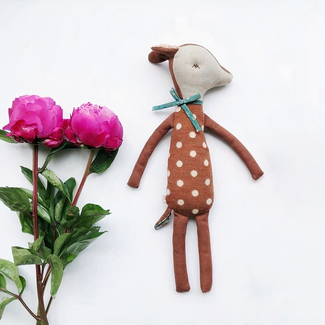 Peluche doudou cerf