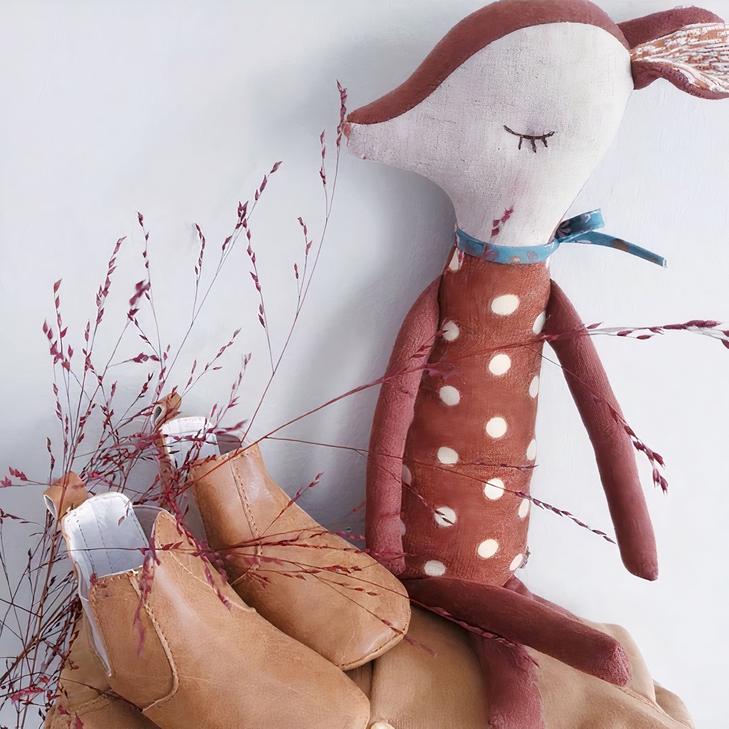 Peluche doudou cerf