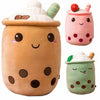 Peluche Bubble tea doux en forme de coussin