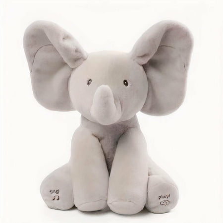 Peluche éléphant interactive pour bébé