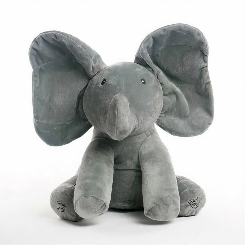 Peluche éléphant interactive pour bébé