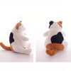 Peluche gros chat blanc