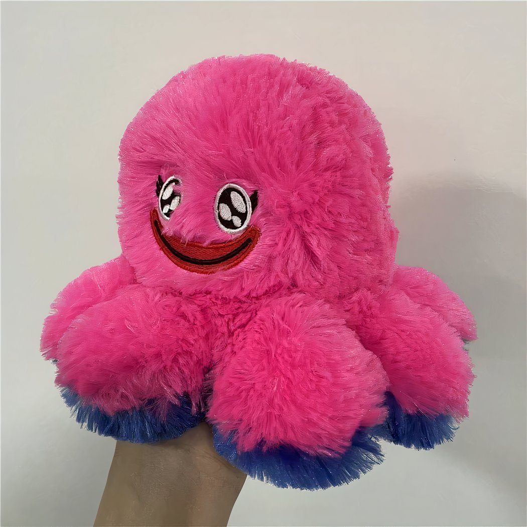 Peluche pieuvre Huggy wuggy réversible