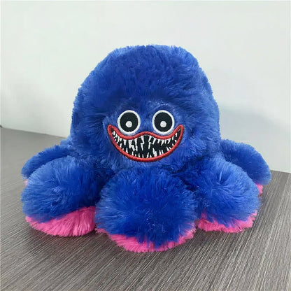 Peluche pieuvre Huggy wuggy réversible