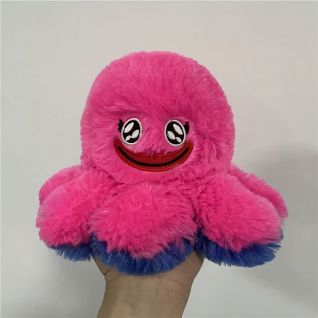 Peluche pieuvre Huggy wuggy réversible