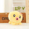 Peluche adorable pieuvre porte-clés jaune