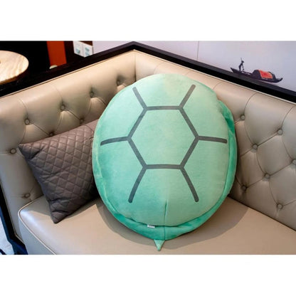 Coussin peluche carapace de tortue
