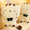 Peluche bébé chat jaune