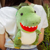 Sac à dos peluche tyrannosaure