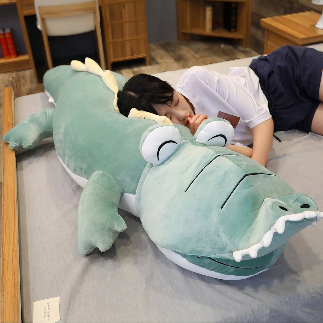 Peluche dinosaure bleu magique
