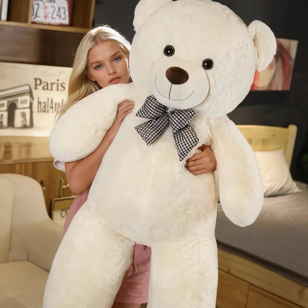 Ours géant en peluche Teddy avec nœud papillon