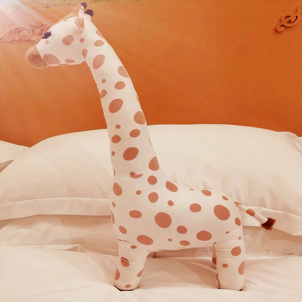 Peluche girafe câline