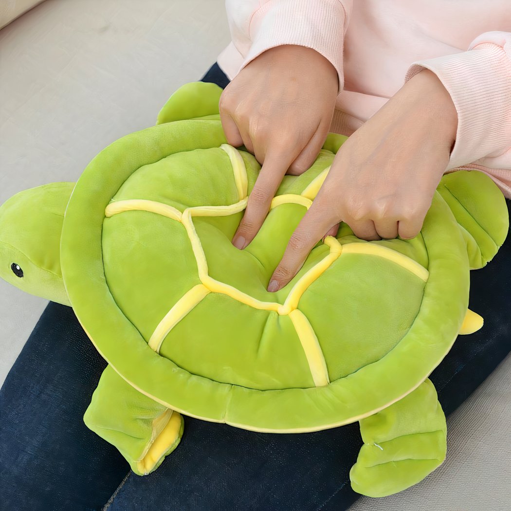 Peluche tortue coussin
