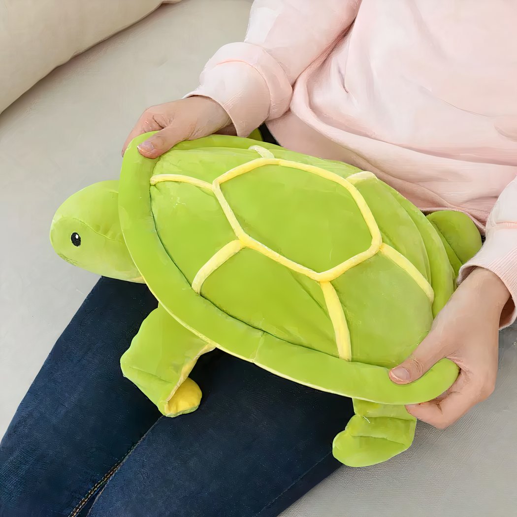 Peluche tortue coussin