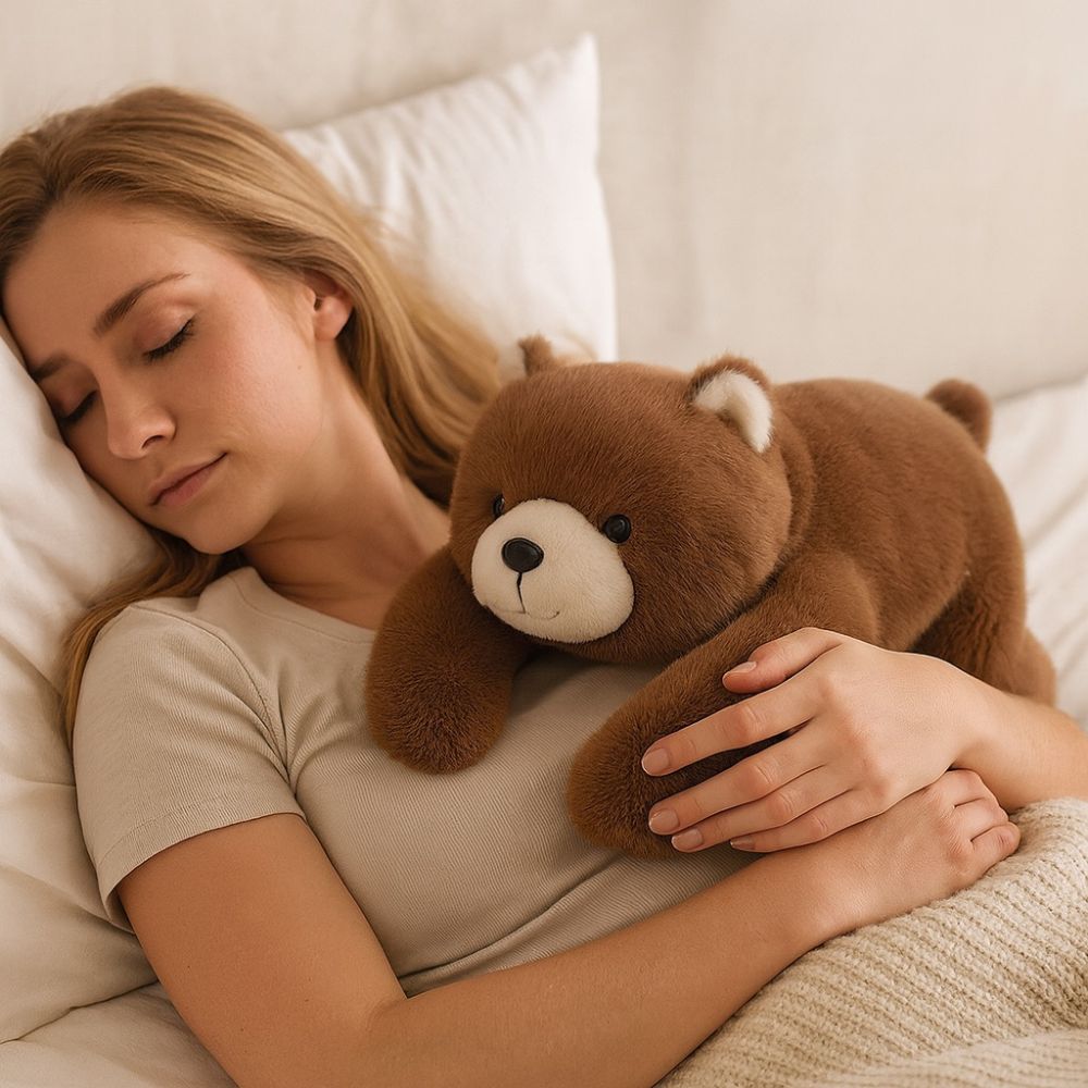 Peluche lestée ours