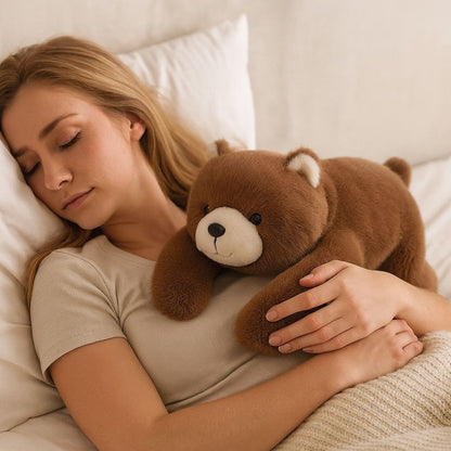 Peluche lestée ours