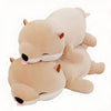 Peluche chien Shiba beige