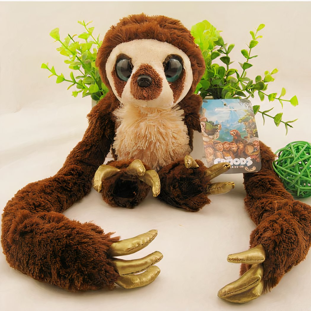 Peluche paresseux aux long bras
