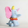 2 Peluches Dumbo l'éléphant bleue et grise