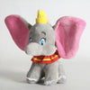 2 Peluches Dumbo l'éléphant bleue et grise