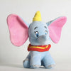 2 Peluches Dumbo l'éléphant bleue et grise