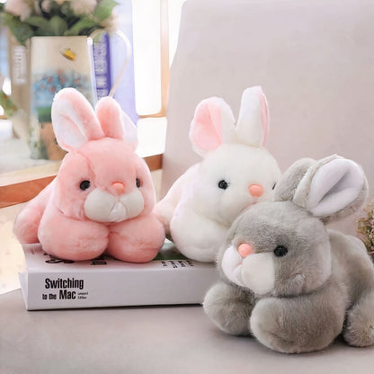 Peluche lapin blanc tout doux