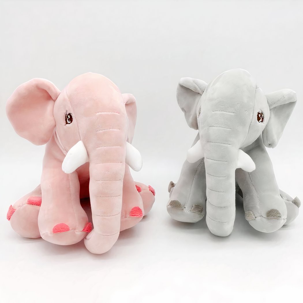 Peluche éléphant mignonne grise