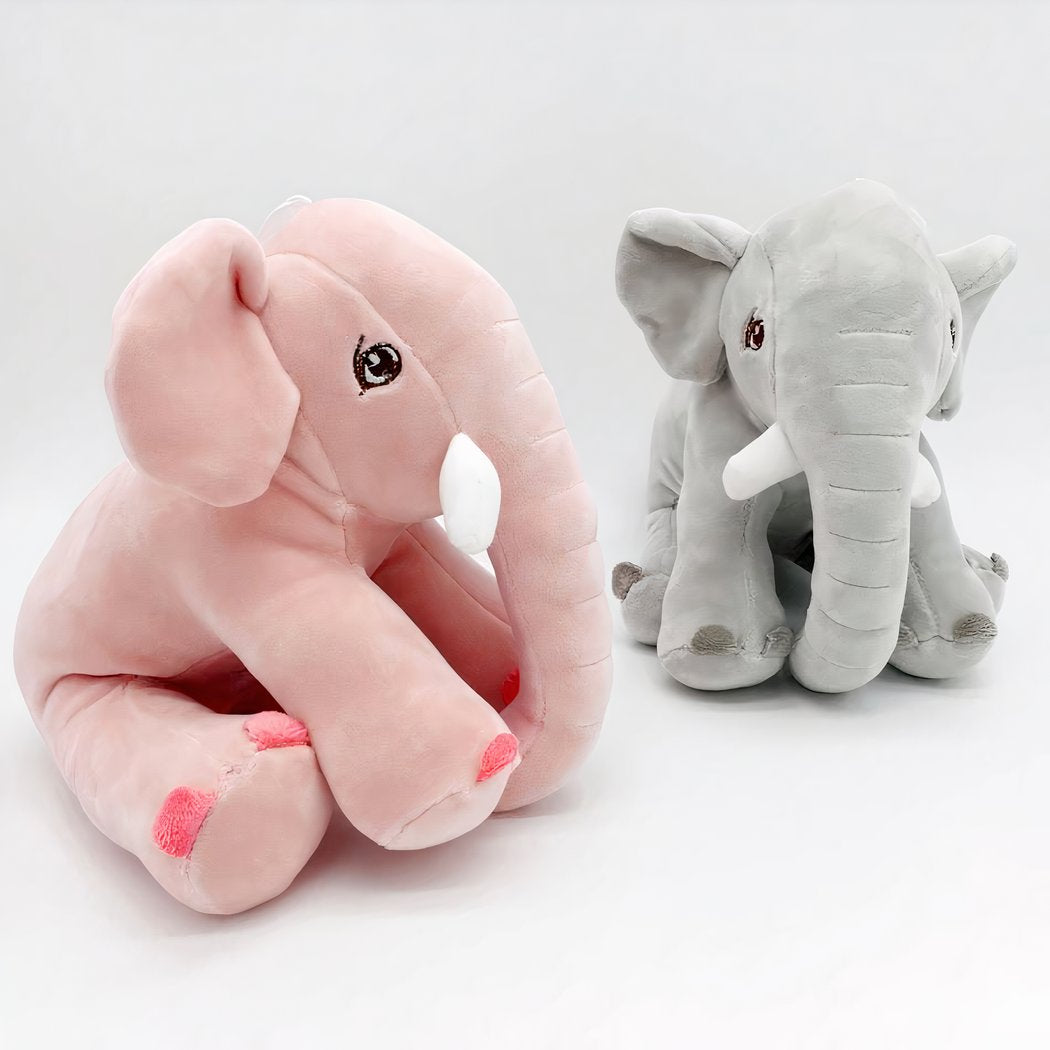 Peluche éléphant mignonne grise