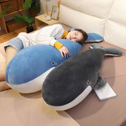 Peluche Baleine géante grise