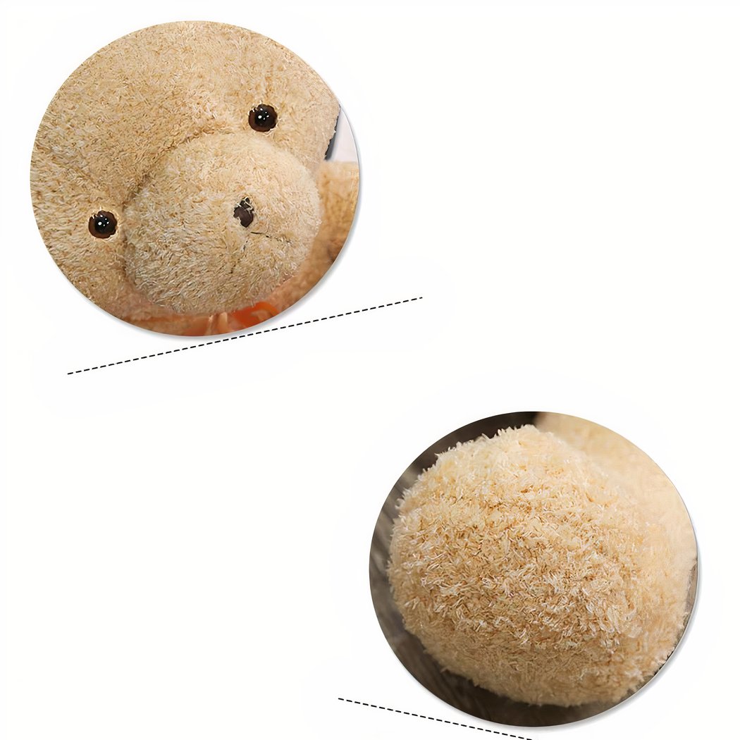 Peluche ours blanc gros câlins