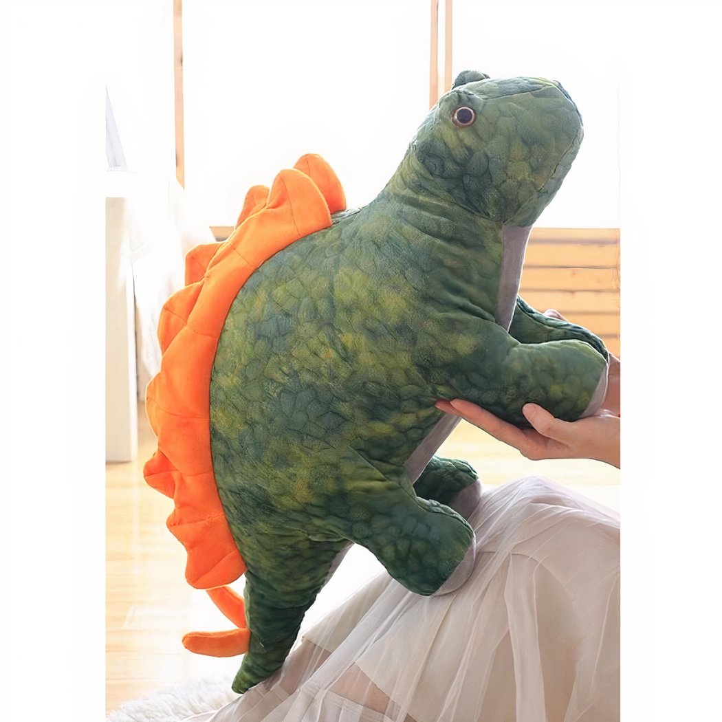 Peluche stégosaure vert