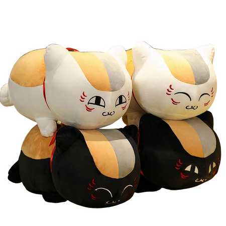 Peluche Chat Nyanko Sensei blanc