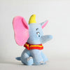2 Peluches Dumbo l'éléphant bleue et grise